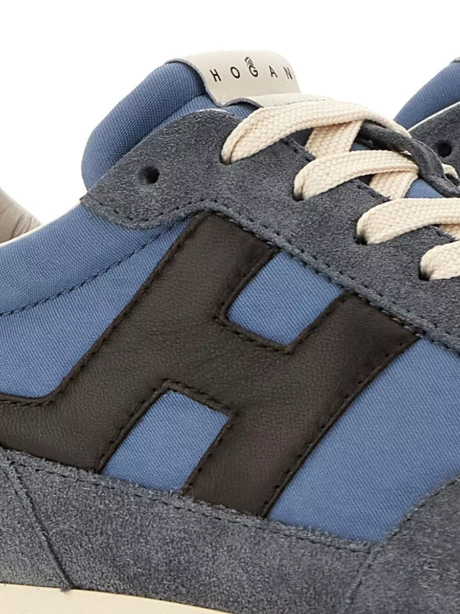 Hogan H699 Sneakers Contrast Stitching Round Toe