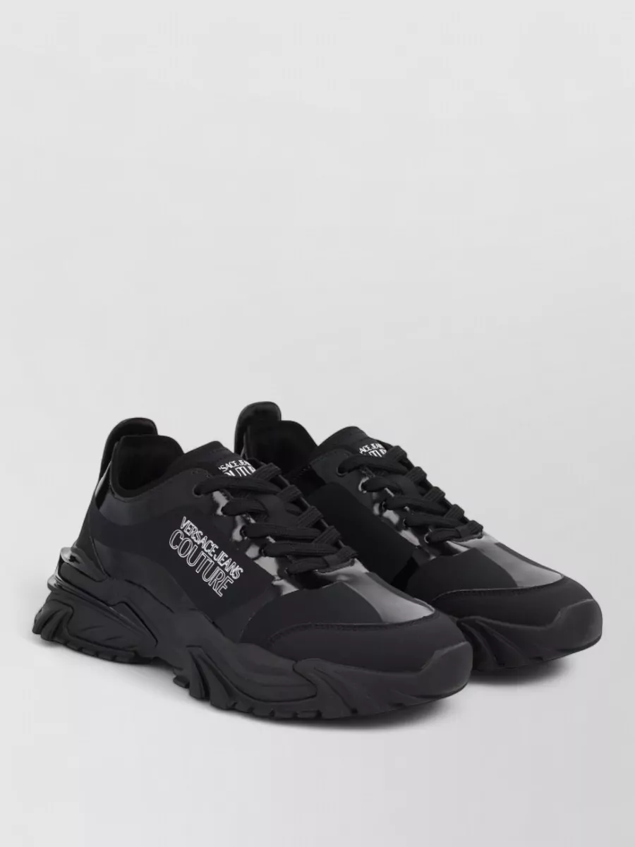 Versace Jeans Couture Leather Low-Top Sneakers