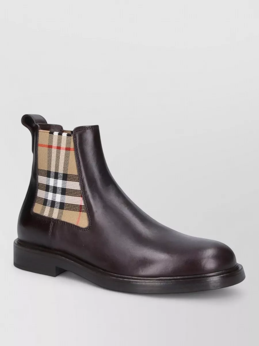 Burberry Leather Ankle Boots