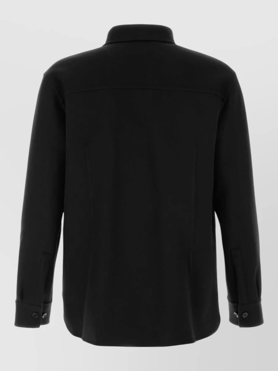 Jil Sander Wool Single Breasted Coat