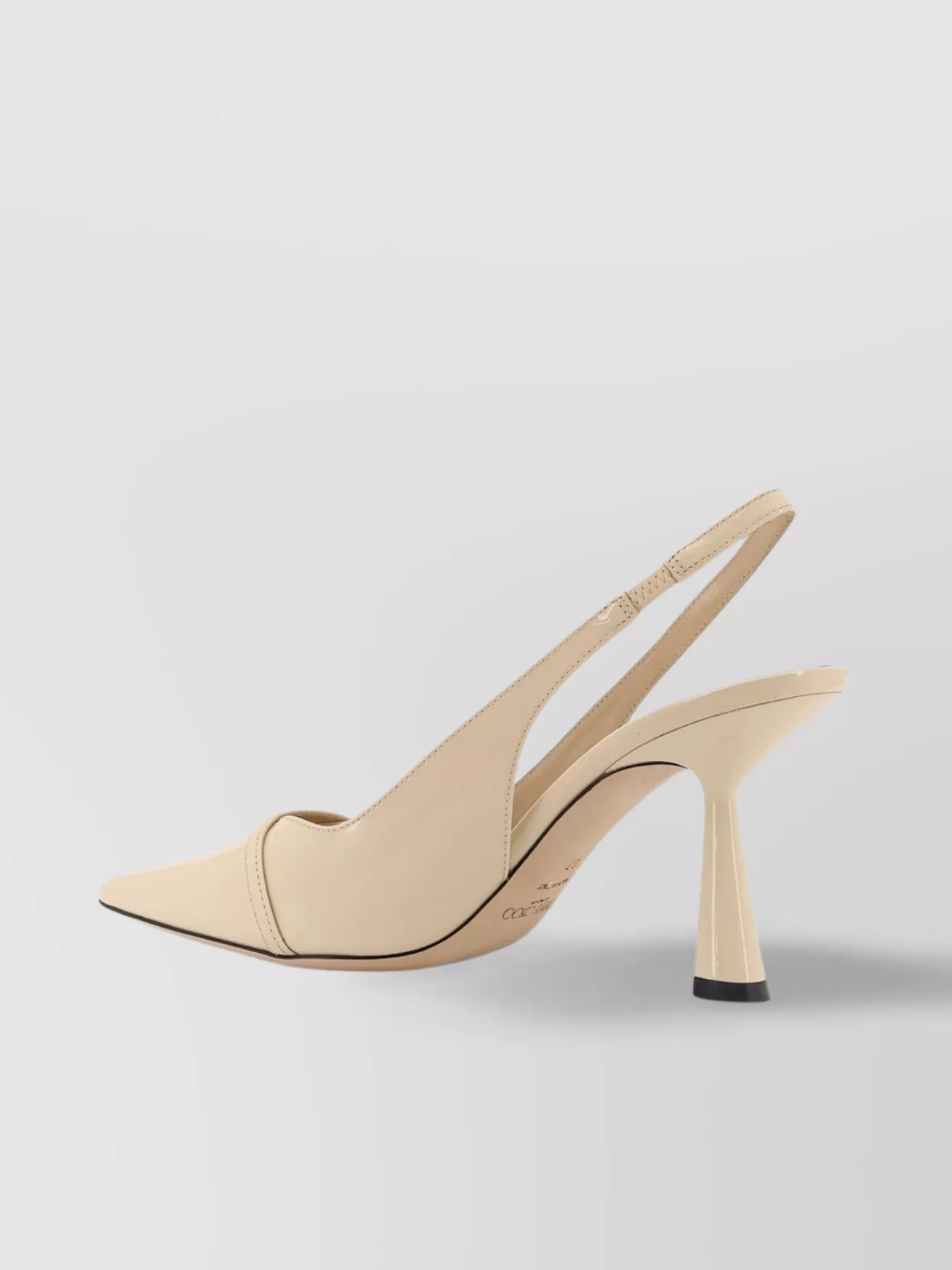 Jimmy Choo Pearl Monogram Leather Pointed Toe Pumps