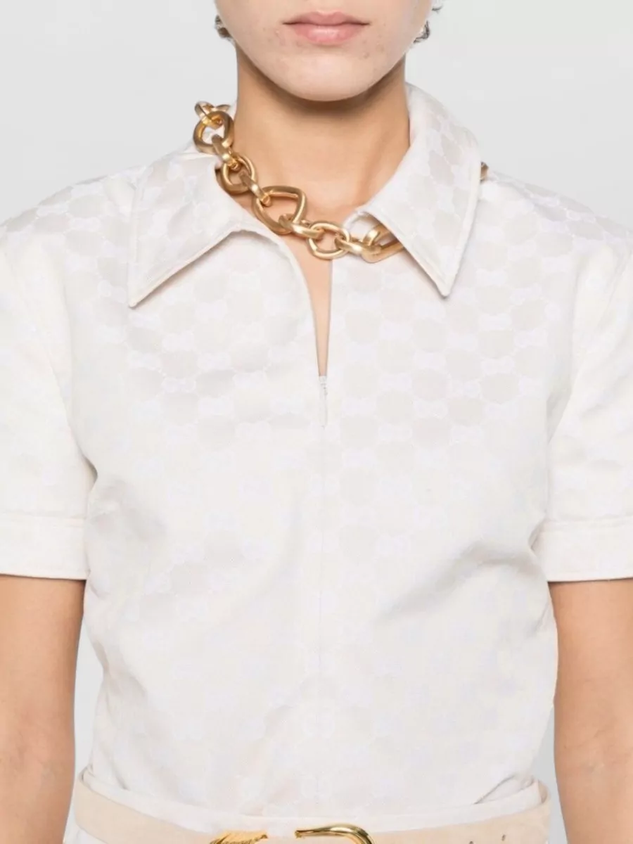 Gucci Short-Sleeve Polo Shirt