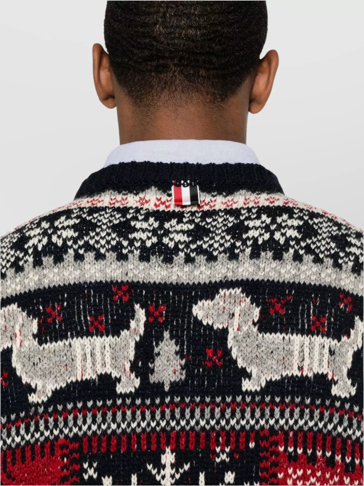Thom Browne Fair Isle Intarsia Jumper