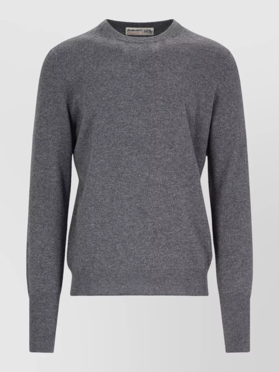 Ballantyne Ribbed Cashmere Crewneck Jumper