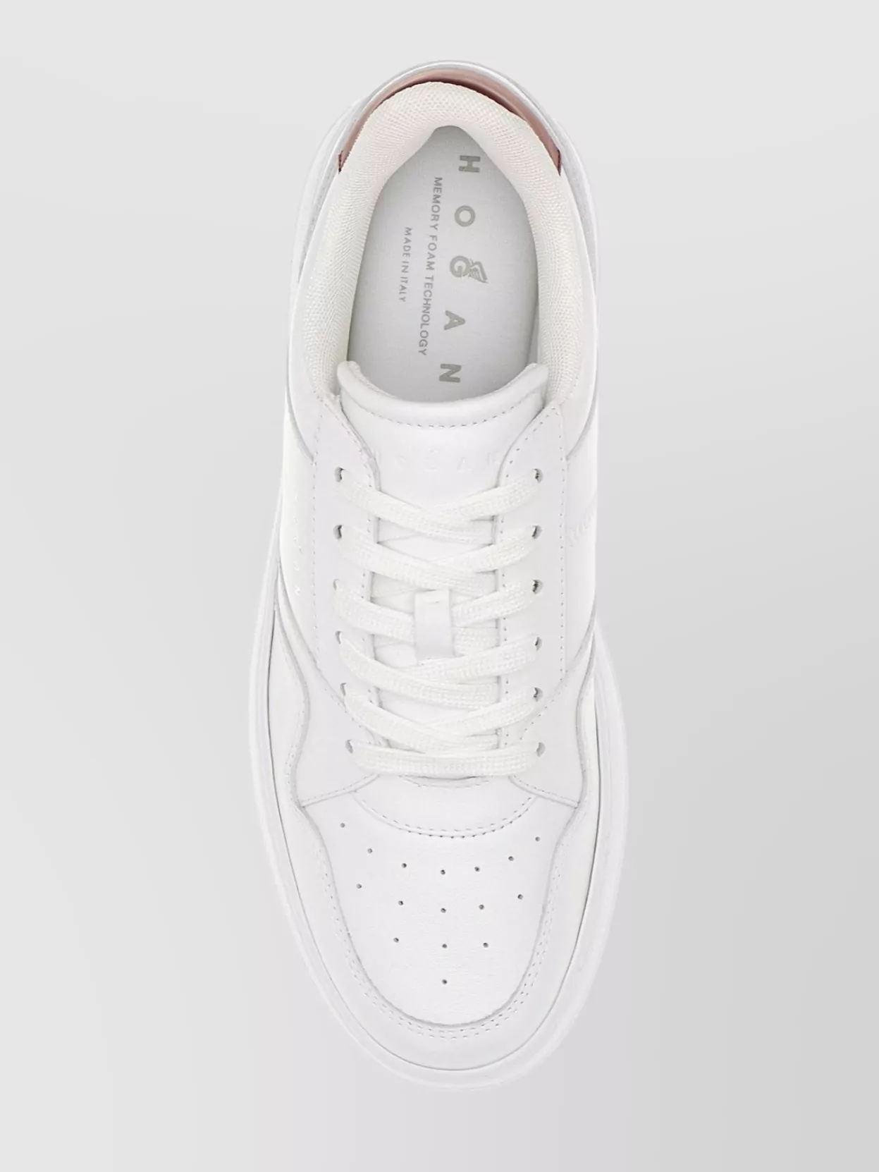 Hogan Skyscraper Platform Sneakers Featuring Perforated Detailing In Brown