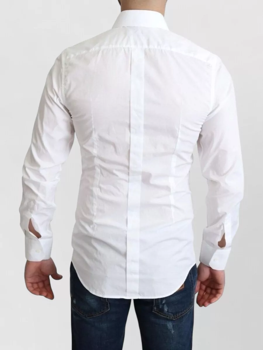 Dolce&Gabbana Cotton Slim-Fit Long-Sleeve Shirt