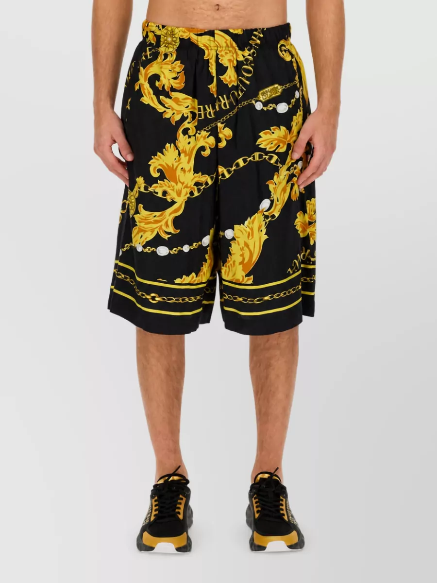 Versace Jeans Couture Printed Tailored Shorts