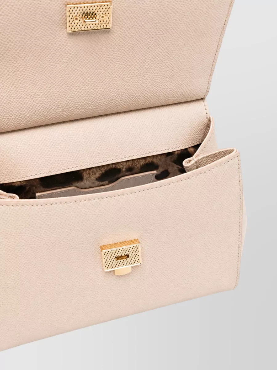 Dolce&Gabbana Sicily Small Leather Shoulder Bag
