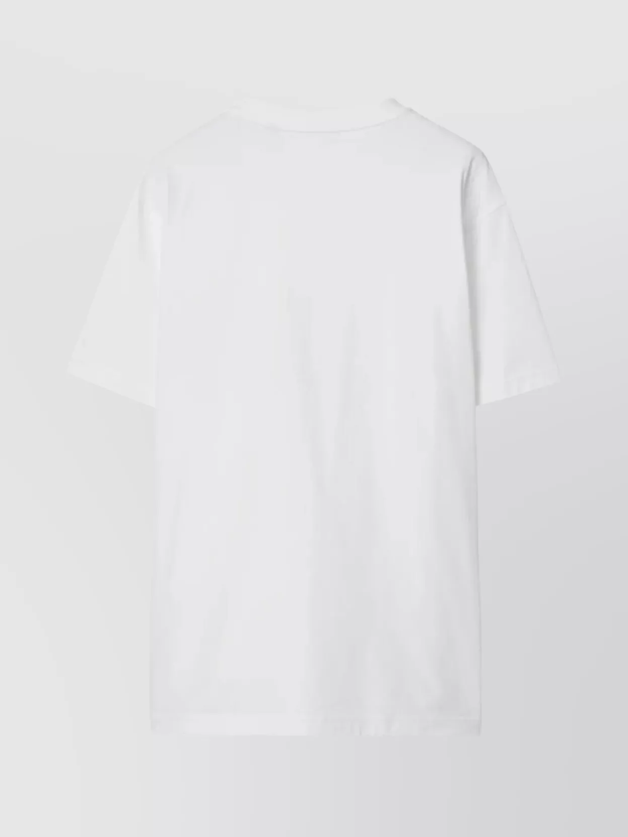 Burberry Women White Jersey Checked Twill-trimmed Cotton-jersey T-shirt Tee Shirt