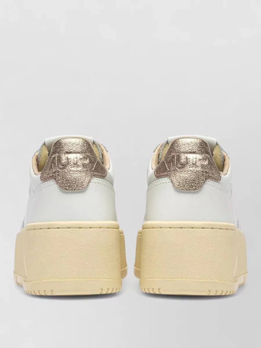 Autry Leather Platform Low-Top Sneakers