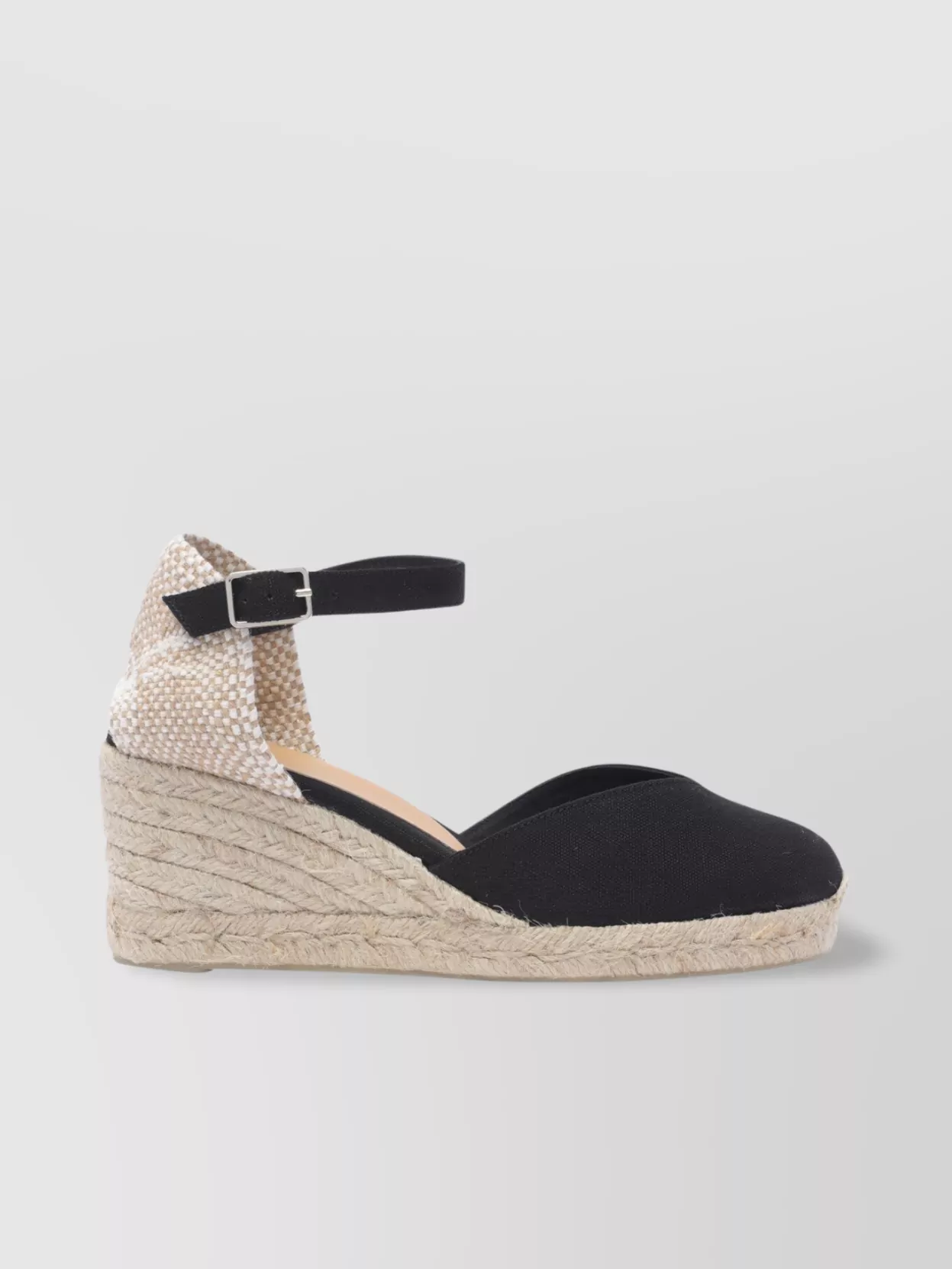 CASTAñER HIGH HEEL WEDGE SANDALS WITH ANKLE STRAP