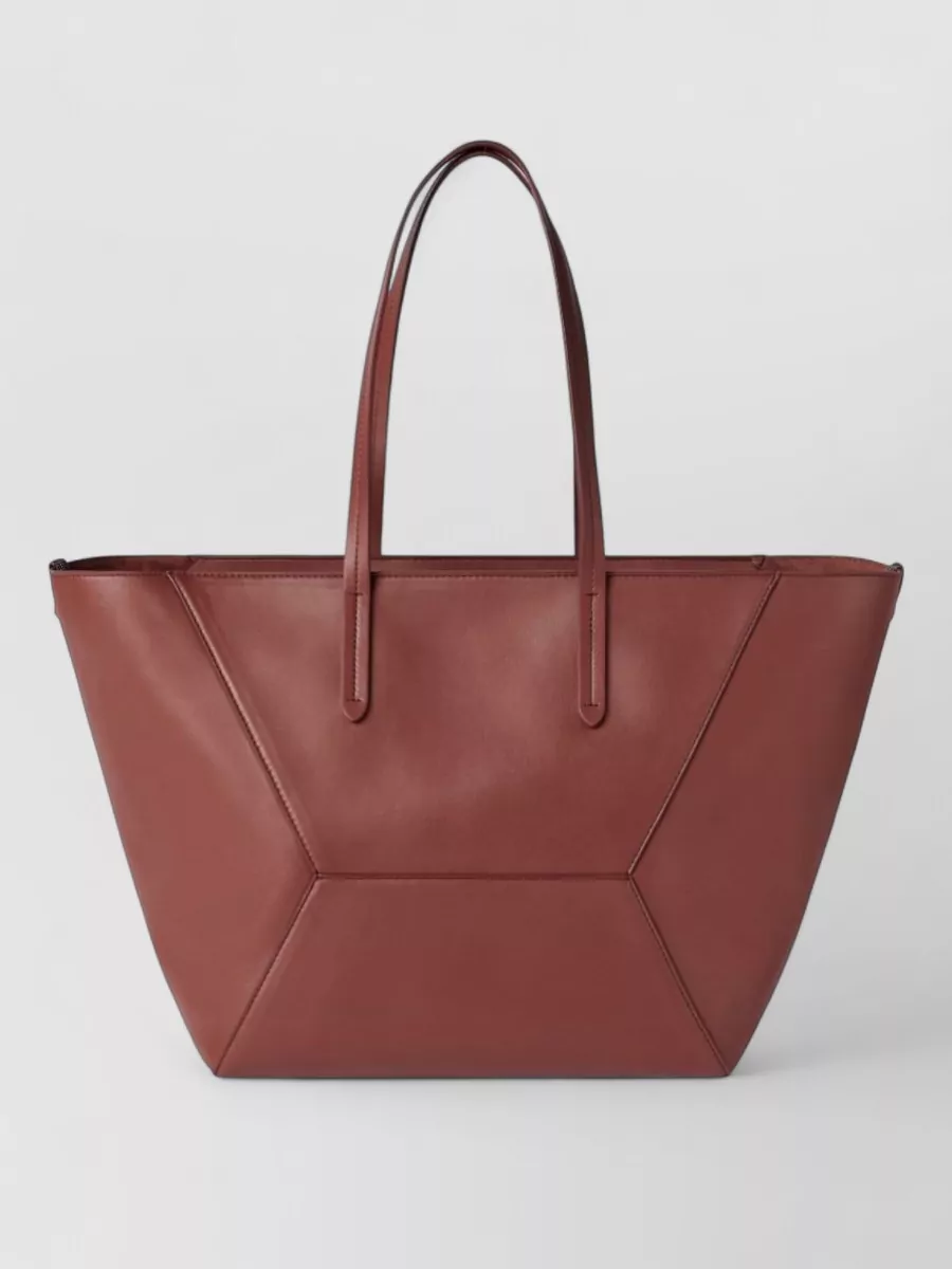 Brunello Cucinelli Monili Leather Tote Bag