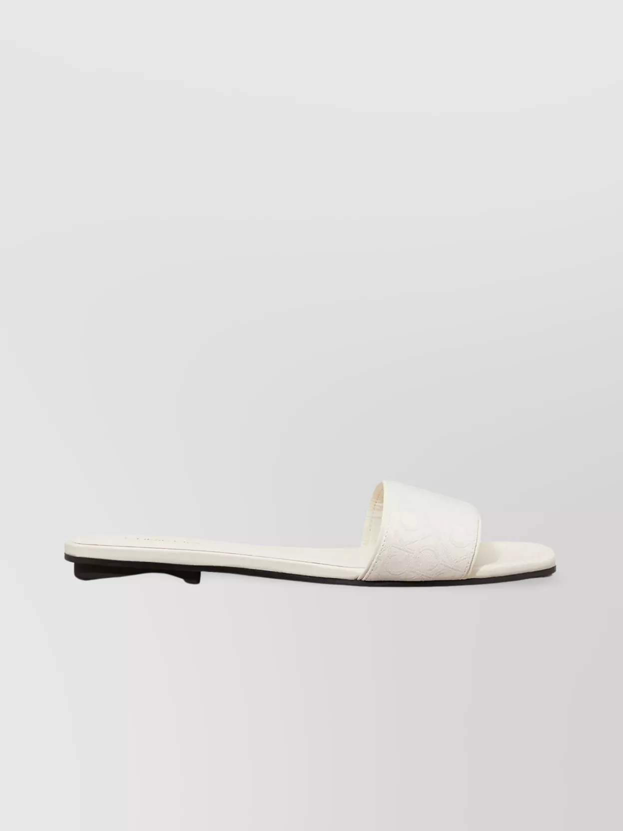 Calvin Klein Open Toe Flat Slide Sandals