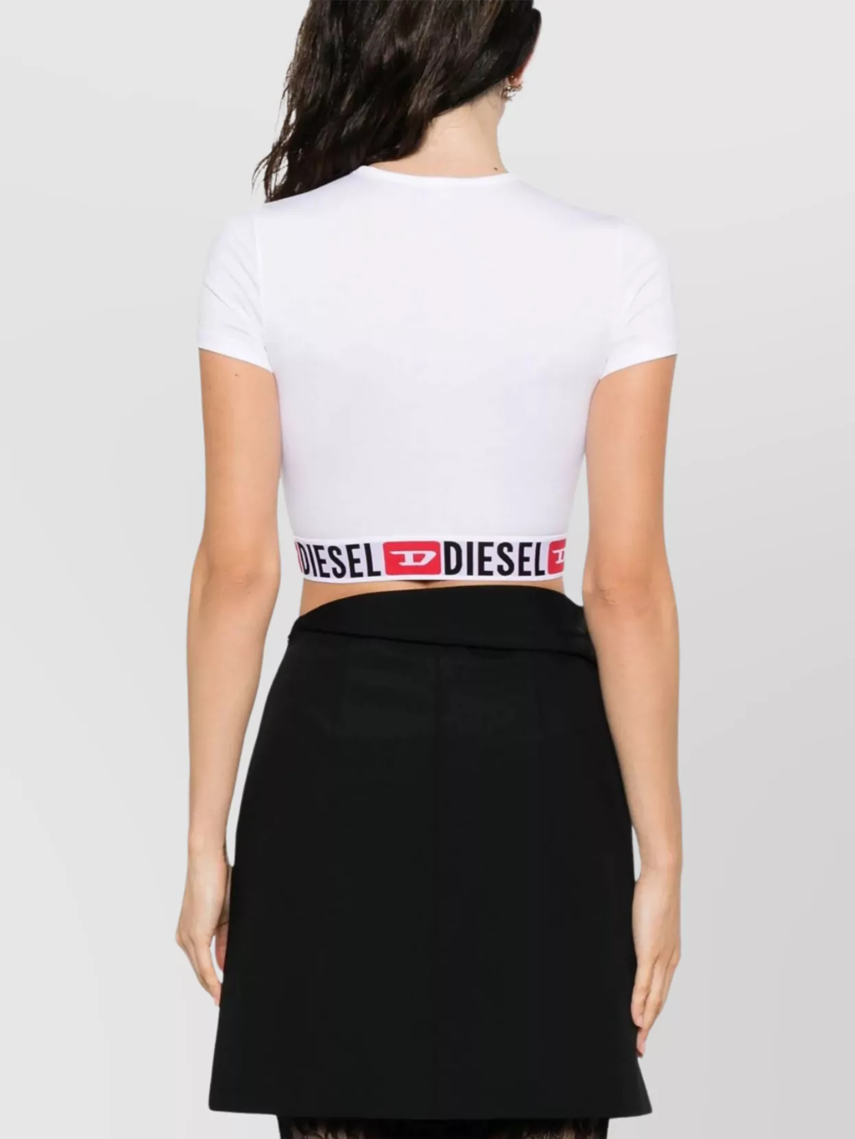 Diesel Core Crewneck Crop Top