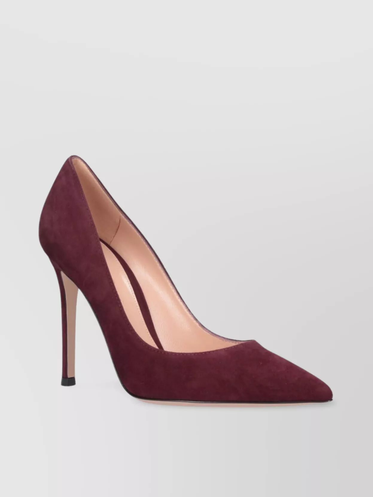 Gianvito Rossi Pointed Toe Suede Stiletto Heel Pumps