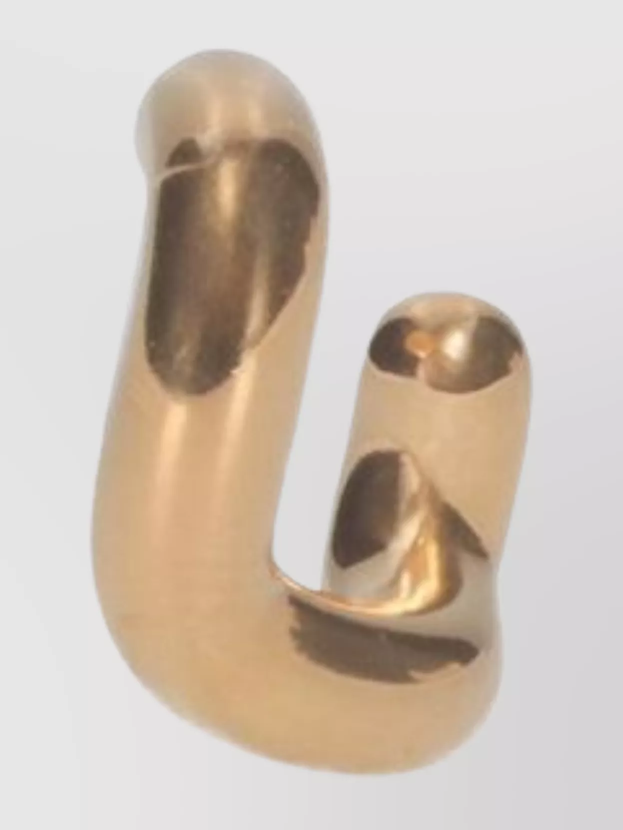 Charlotte Chesnais Curved Open-ended Earrings Polished Finish