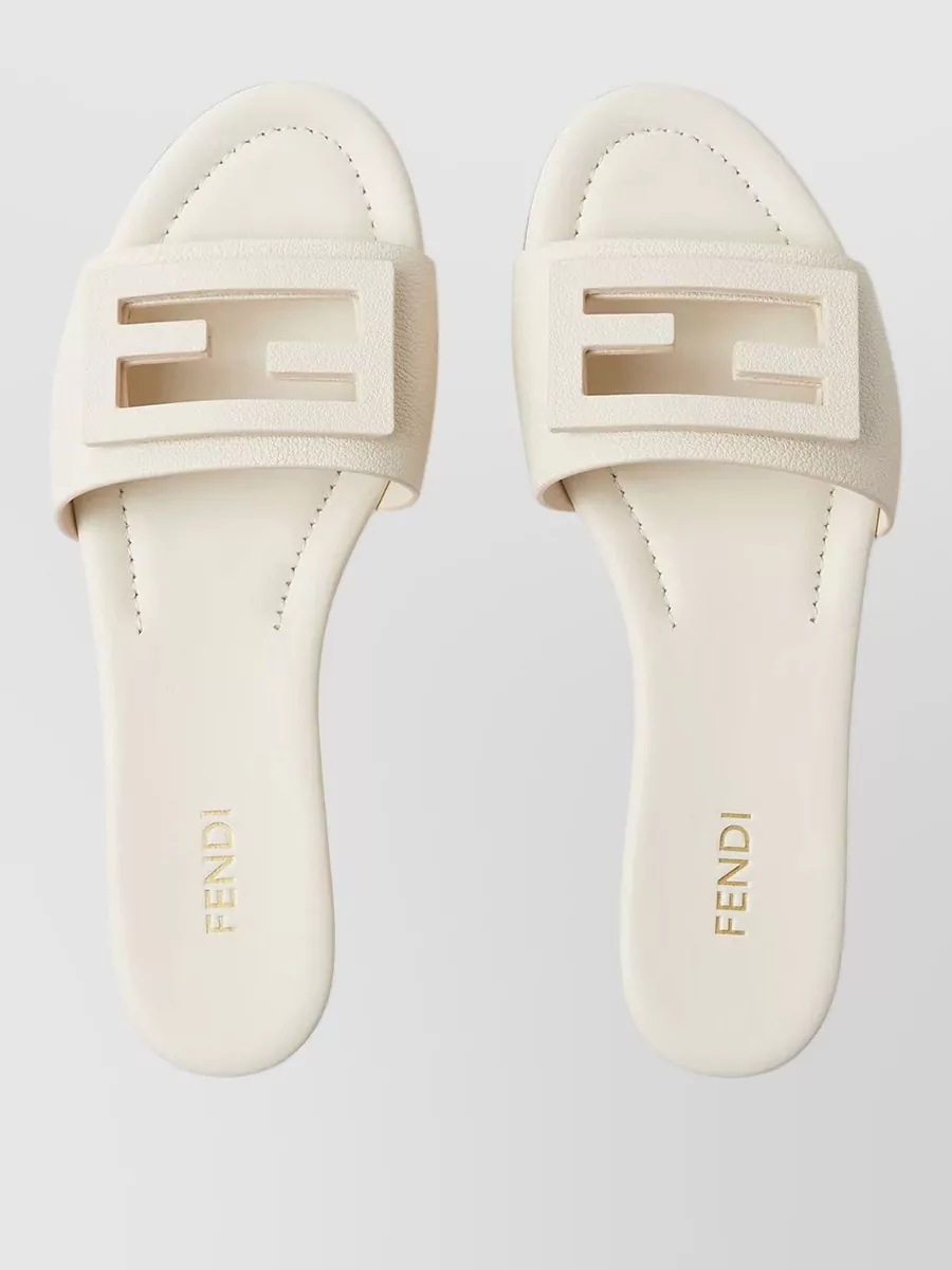 Fendi Leather Slides