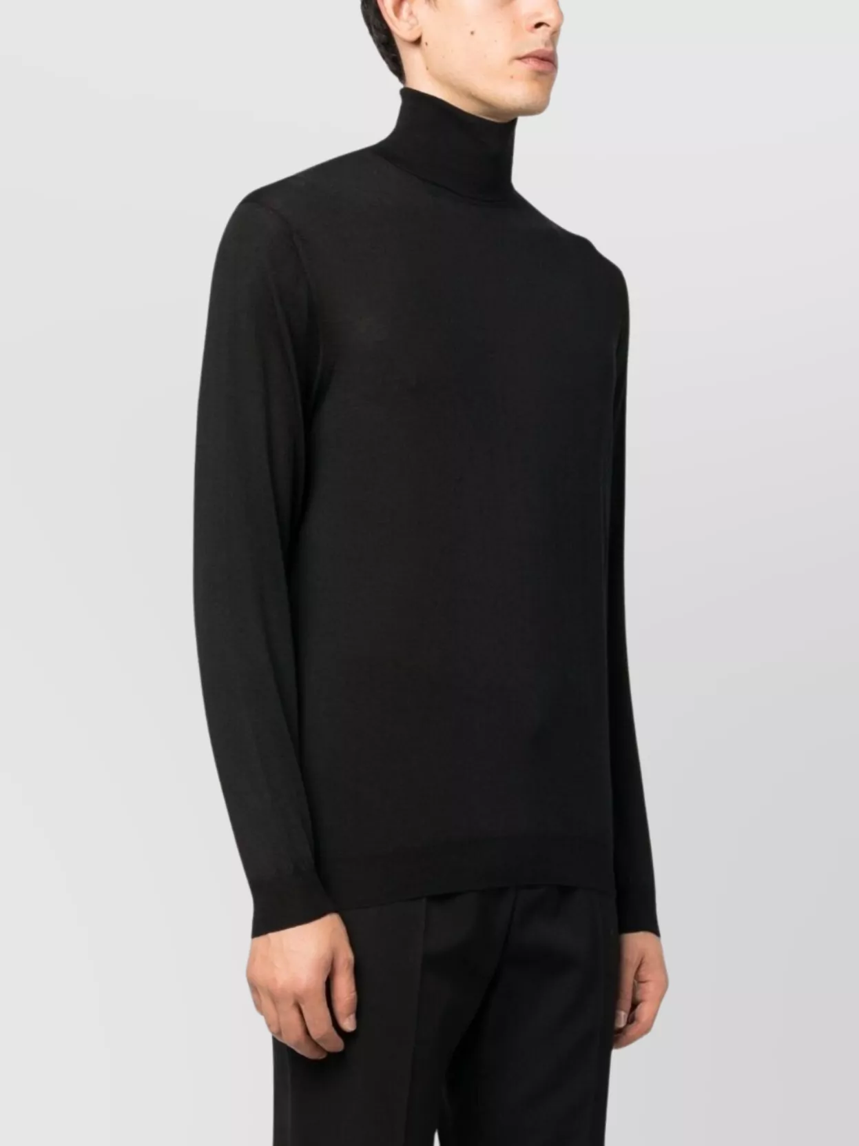 Malo Shaved Cyclist Silk Cashmere Sweater