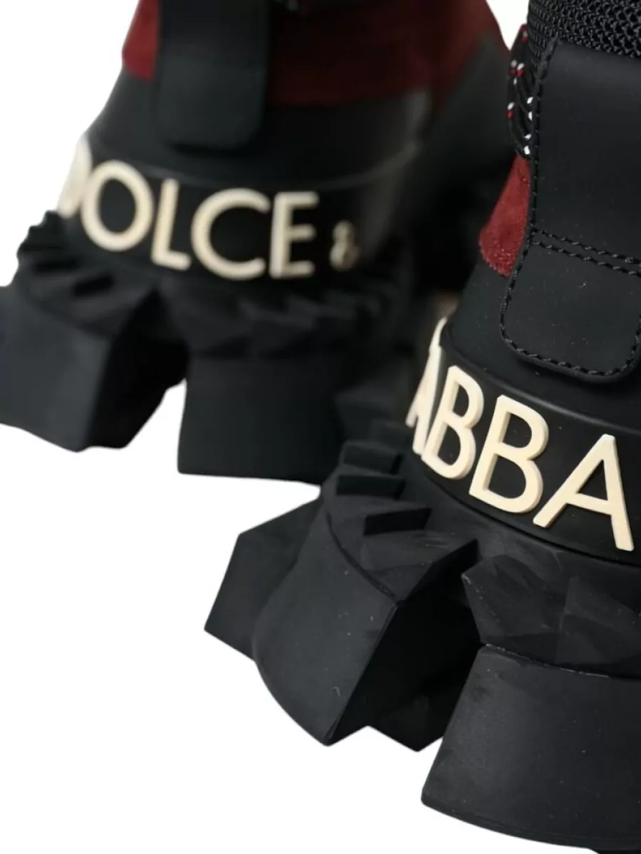 Dolce&Gabbana Leather High-Top Sneakers