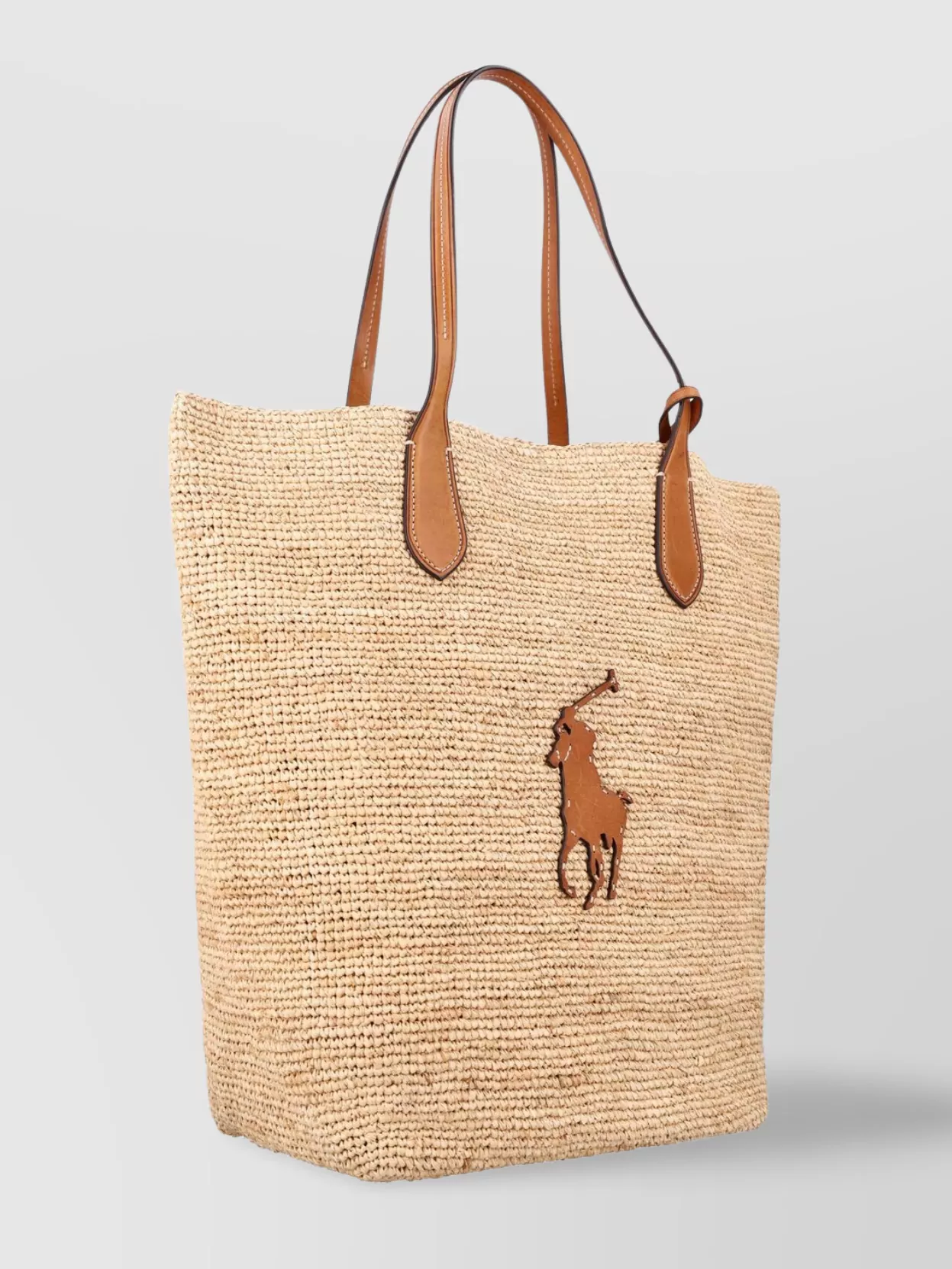 Polo Ralph Lauren Raffia Tote Bag