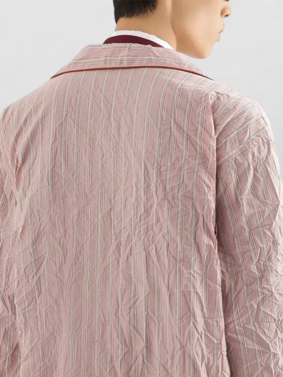 Dolce&Gabbana Striped Double-Breasted Dressing Gown