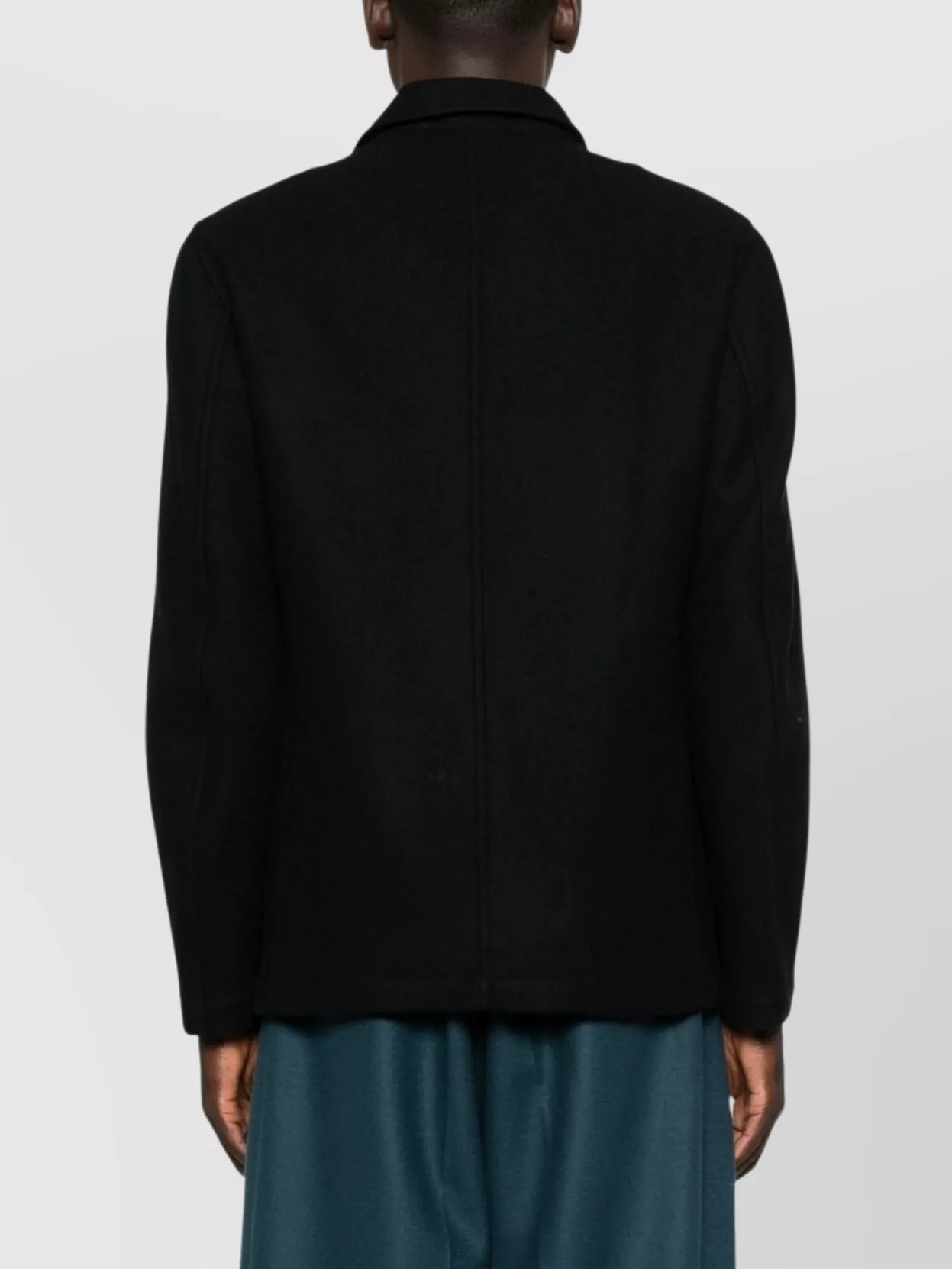 Dries Van Noten Tailored Blazer With Front Pockets And Long Sleeves In Black