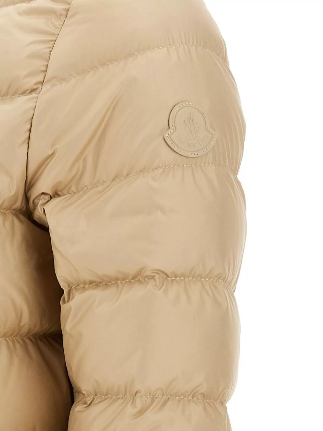 Moncler Gencay Snap Button Fastening Down Jacket In Neutrals