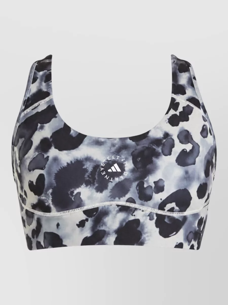 Adidas by Stella McCartney animal print racerback bra top