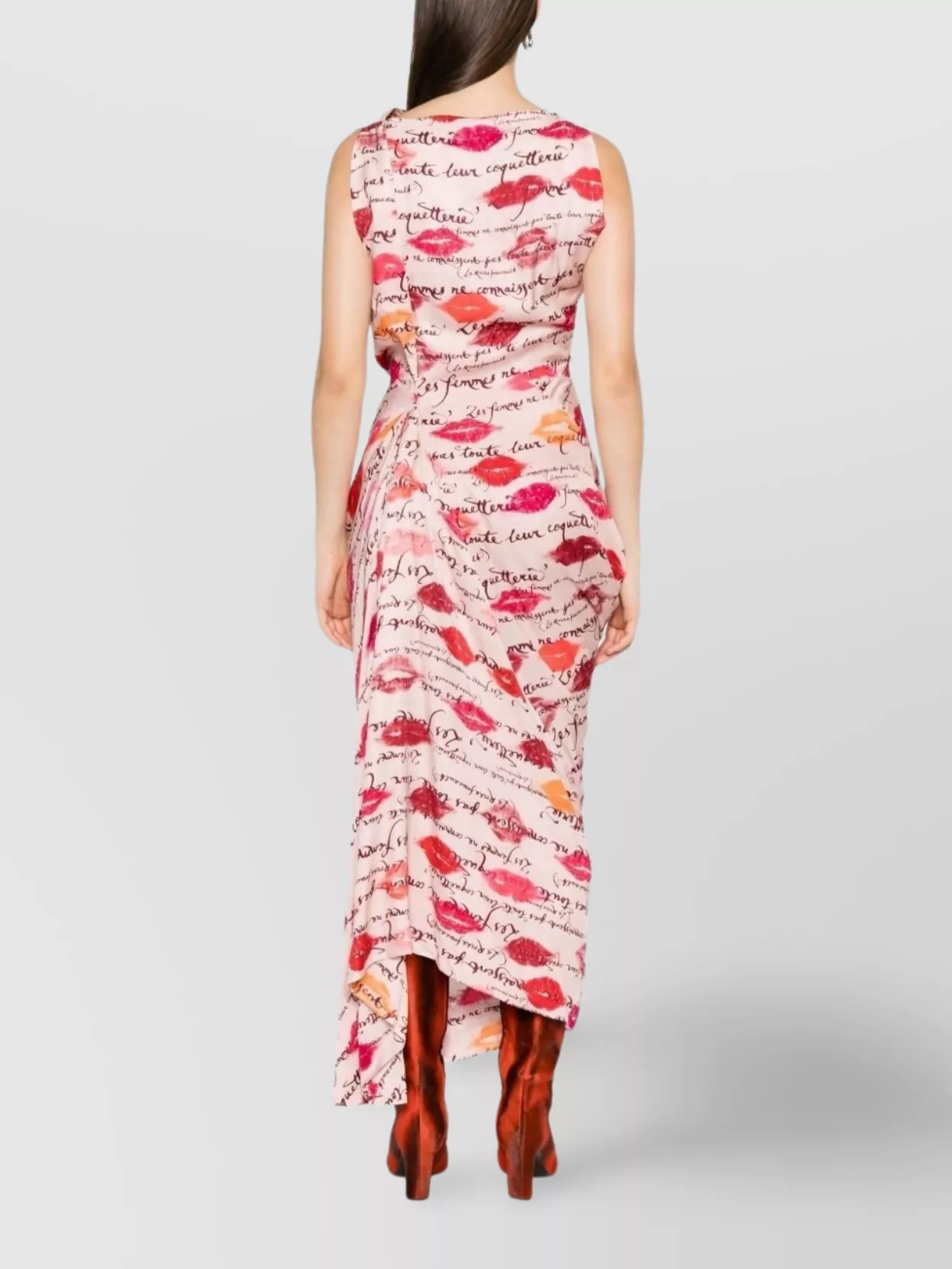Vivienne Westwood Knee Length Dress Asymmetrical Hem