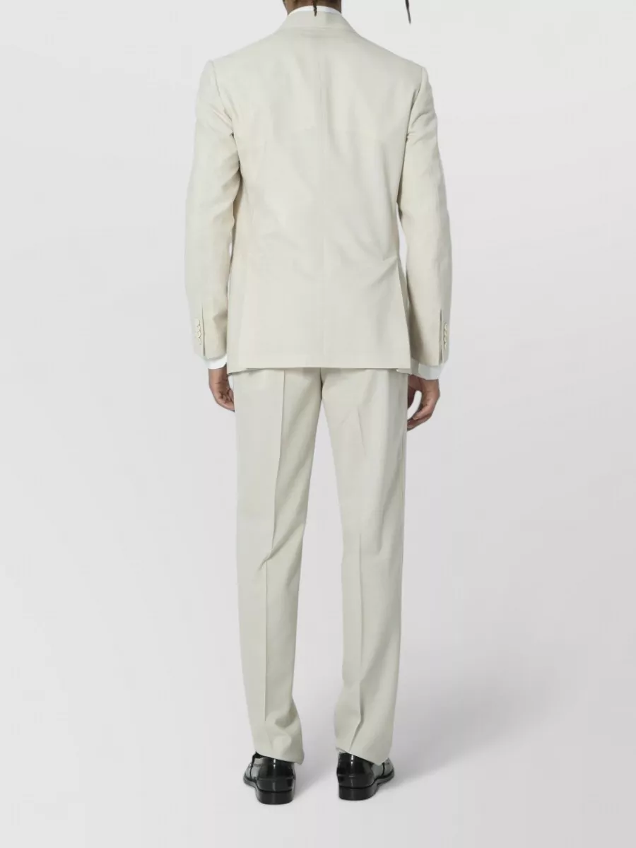 Lardini Virgin Wool Double-Breasted Suit