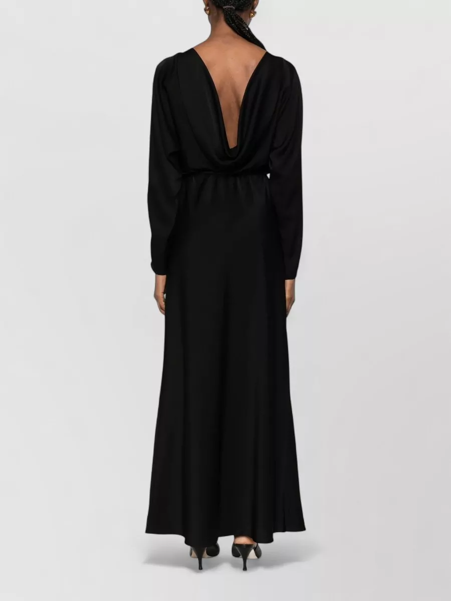 S Max Mara Satin Maxi Dress