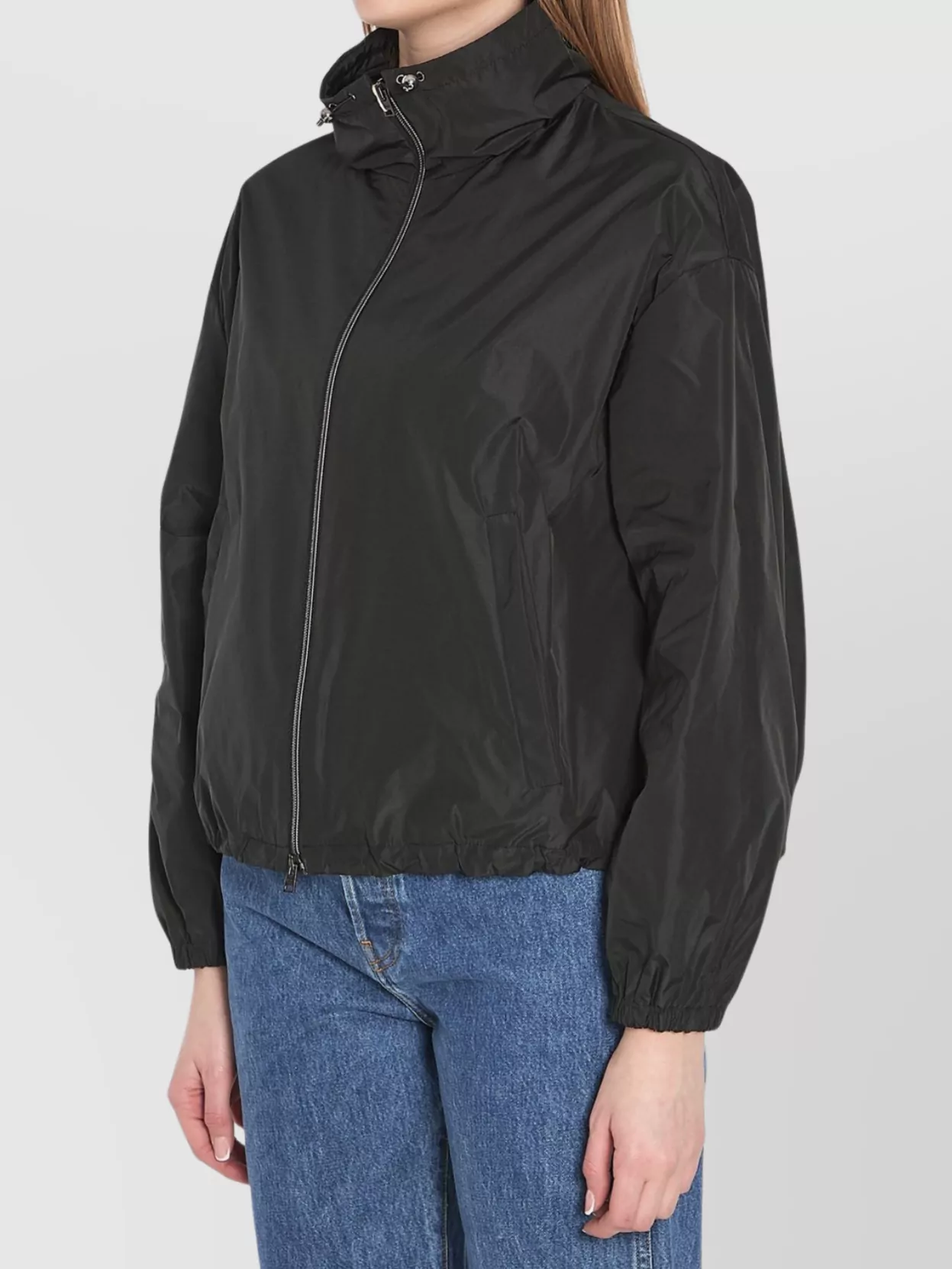 ジャケット HERNO Bomber jacket with sequins Herno Bomber sequins down jacket - Black | PI001808D125359300