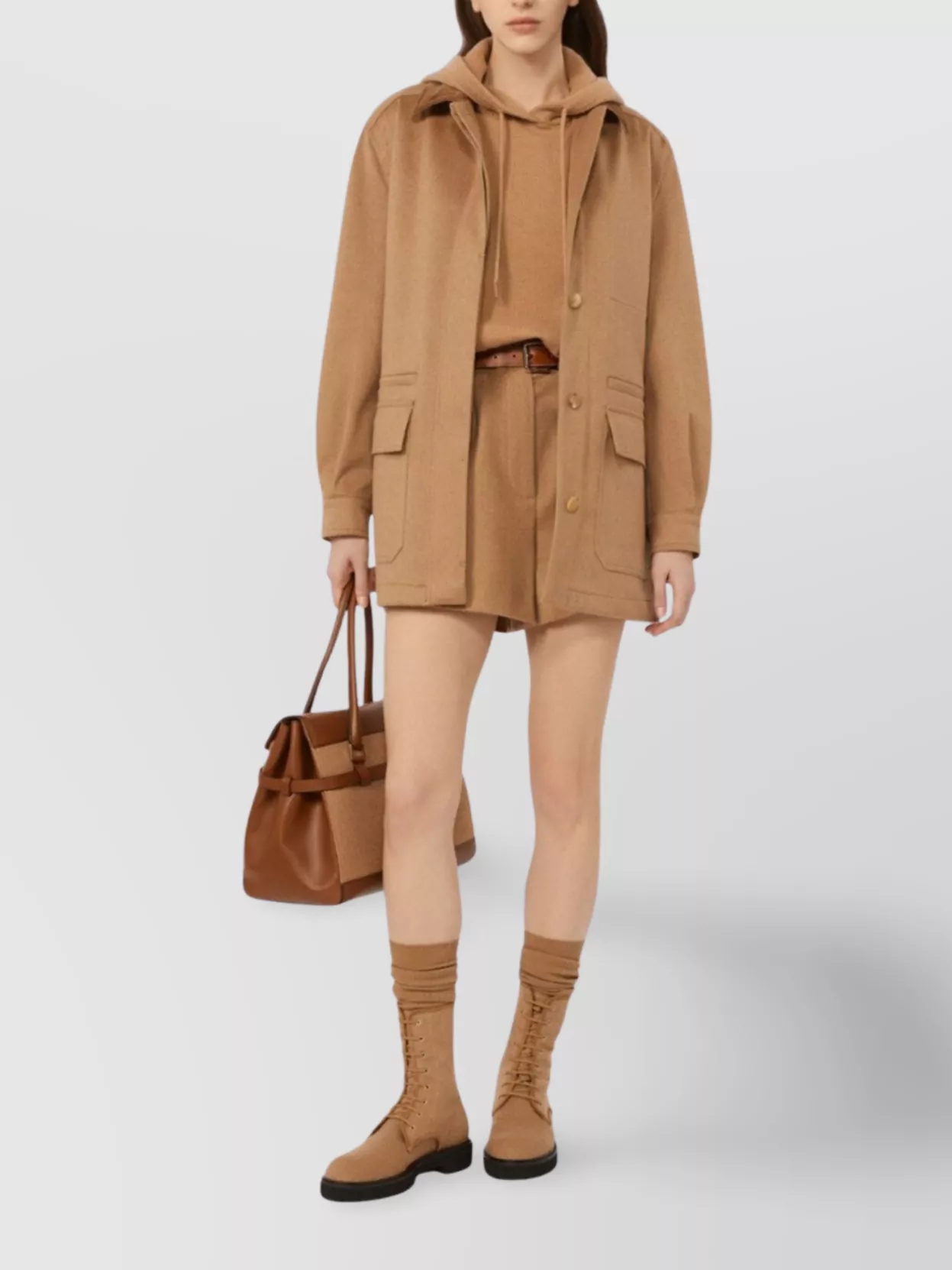 Max Mara Knitwear Hoodie Chest Pocket
