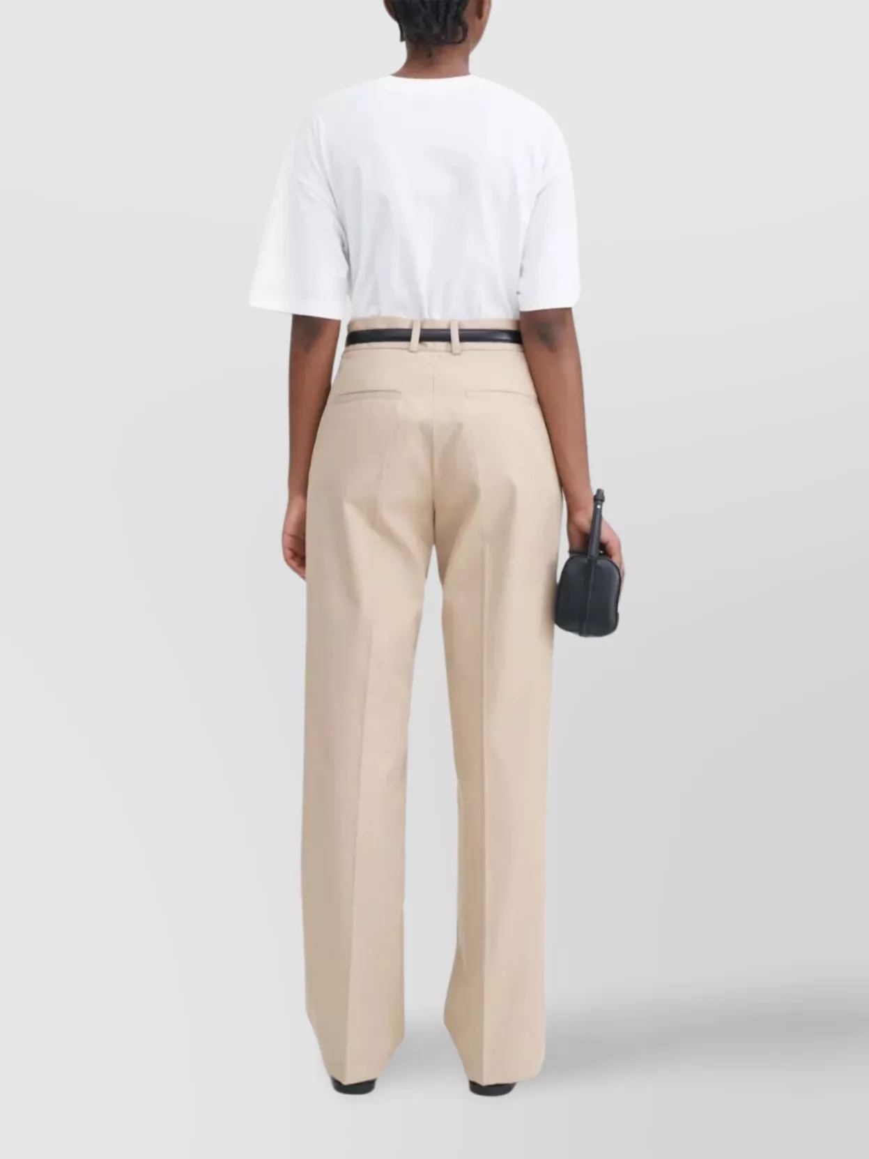 Filippa K Cotton Trousers Front Pleats