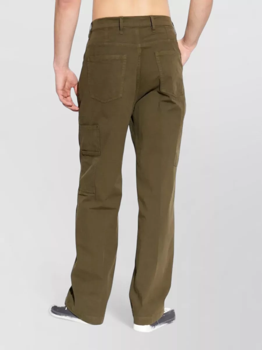 Dries Van Noten Cotton Straight-Leg Trousers