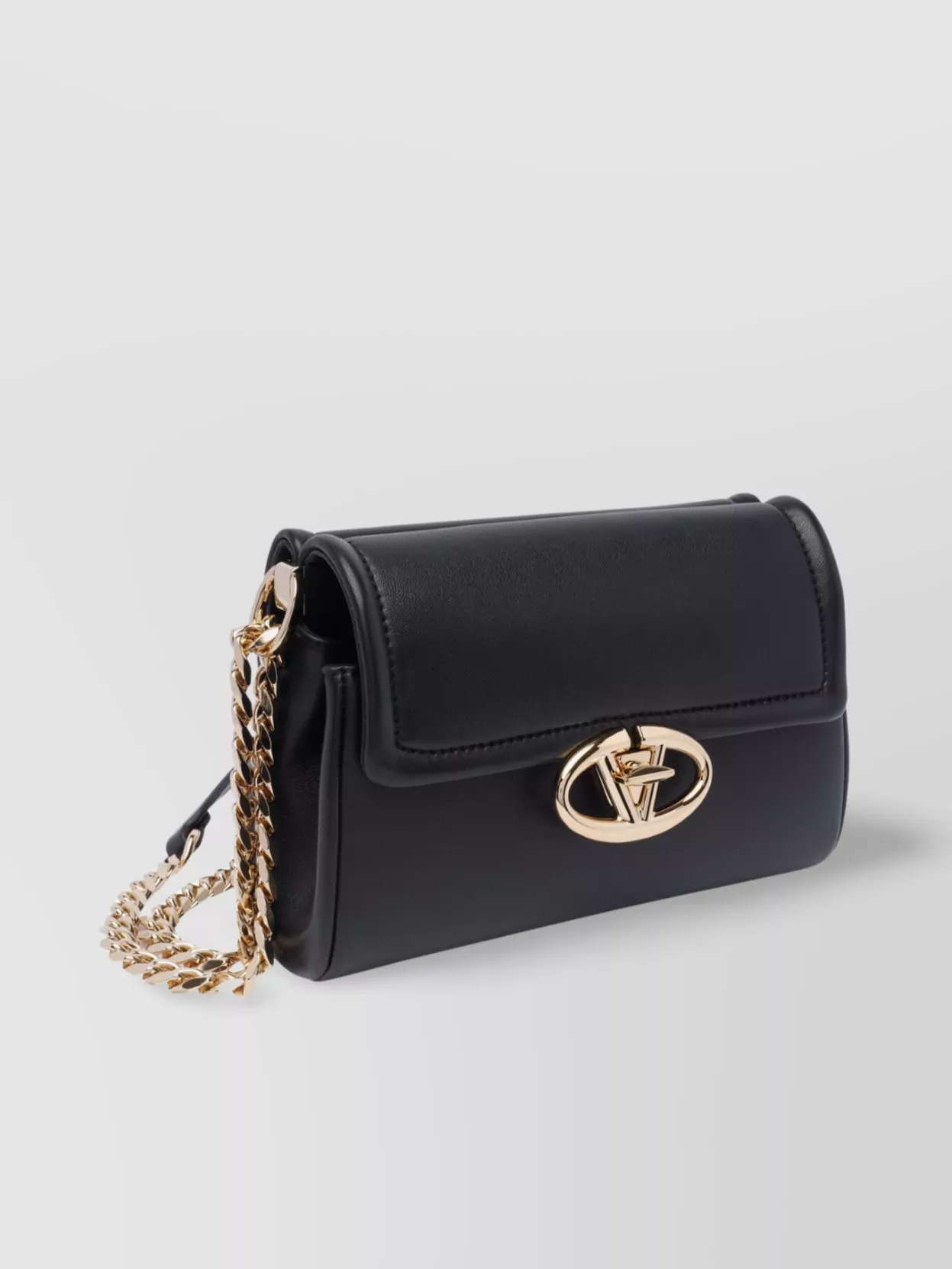 Valentino Structured Chain Strap Shoulder Bag