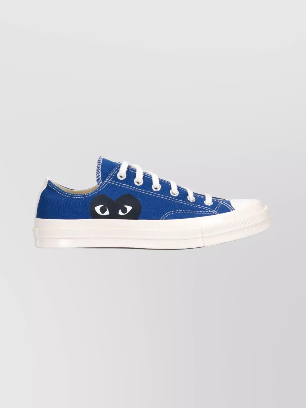 Comme Des Garçons Play Casual Low Top Sneakers With Canvas Upper