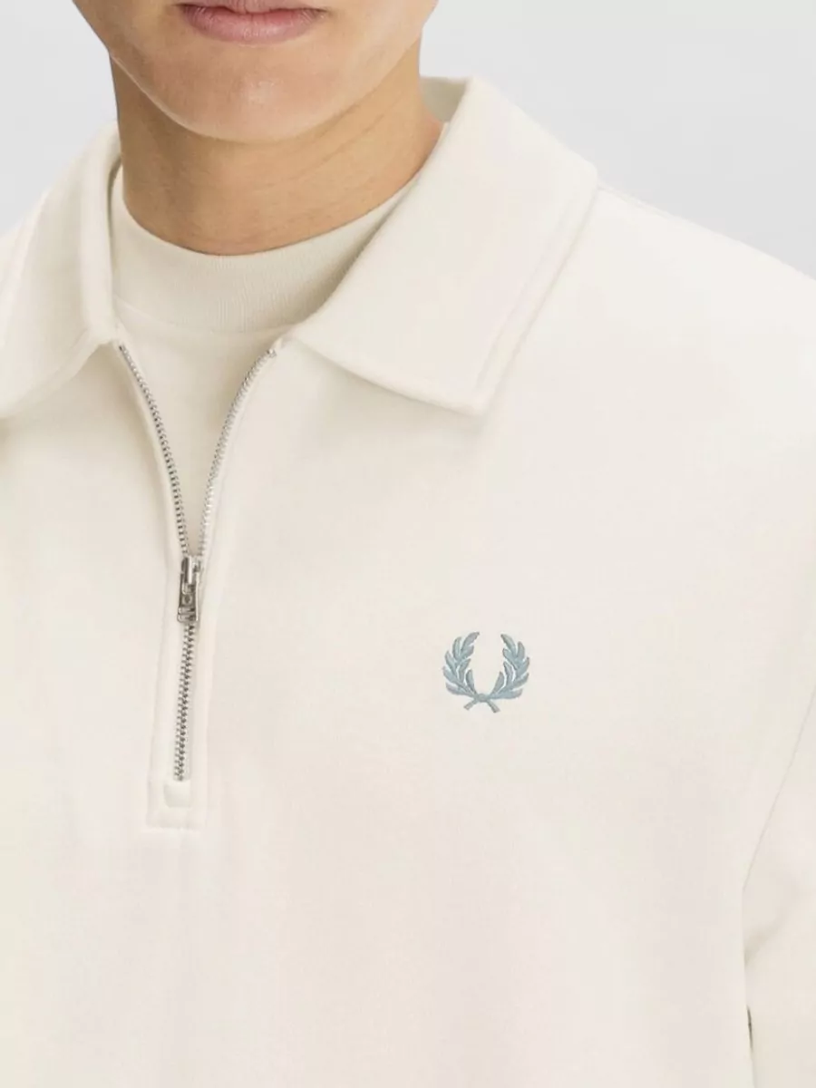 Fred Perry Cotton Zip Hoodie
