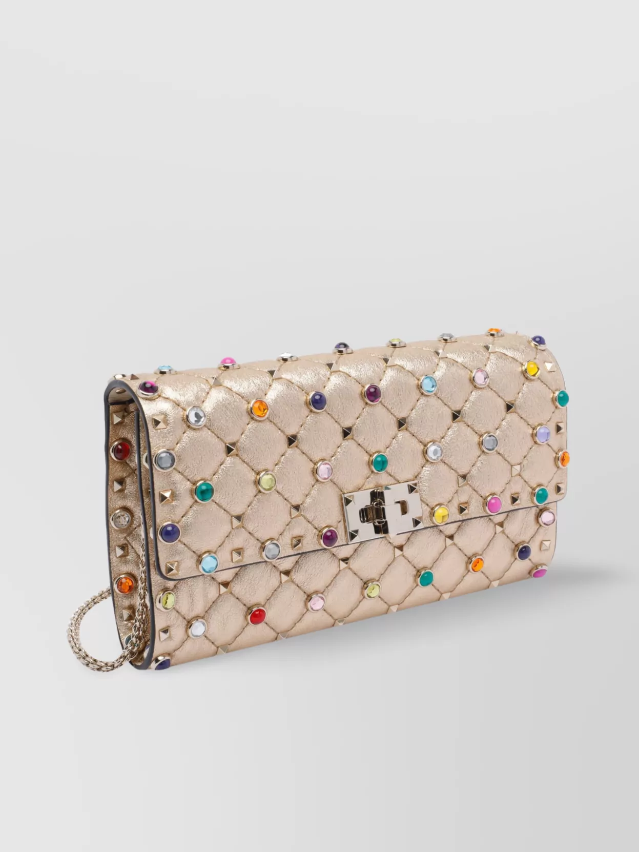 Valentino Garavani Quilted Studs Chain Strap Shoulder Bag