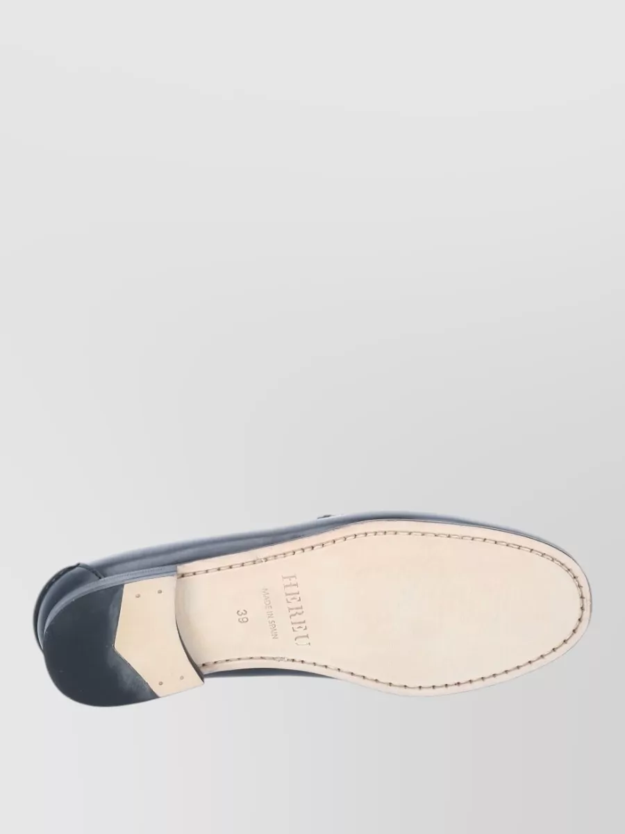Hereu Leather Cutout Loafers