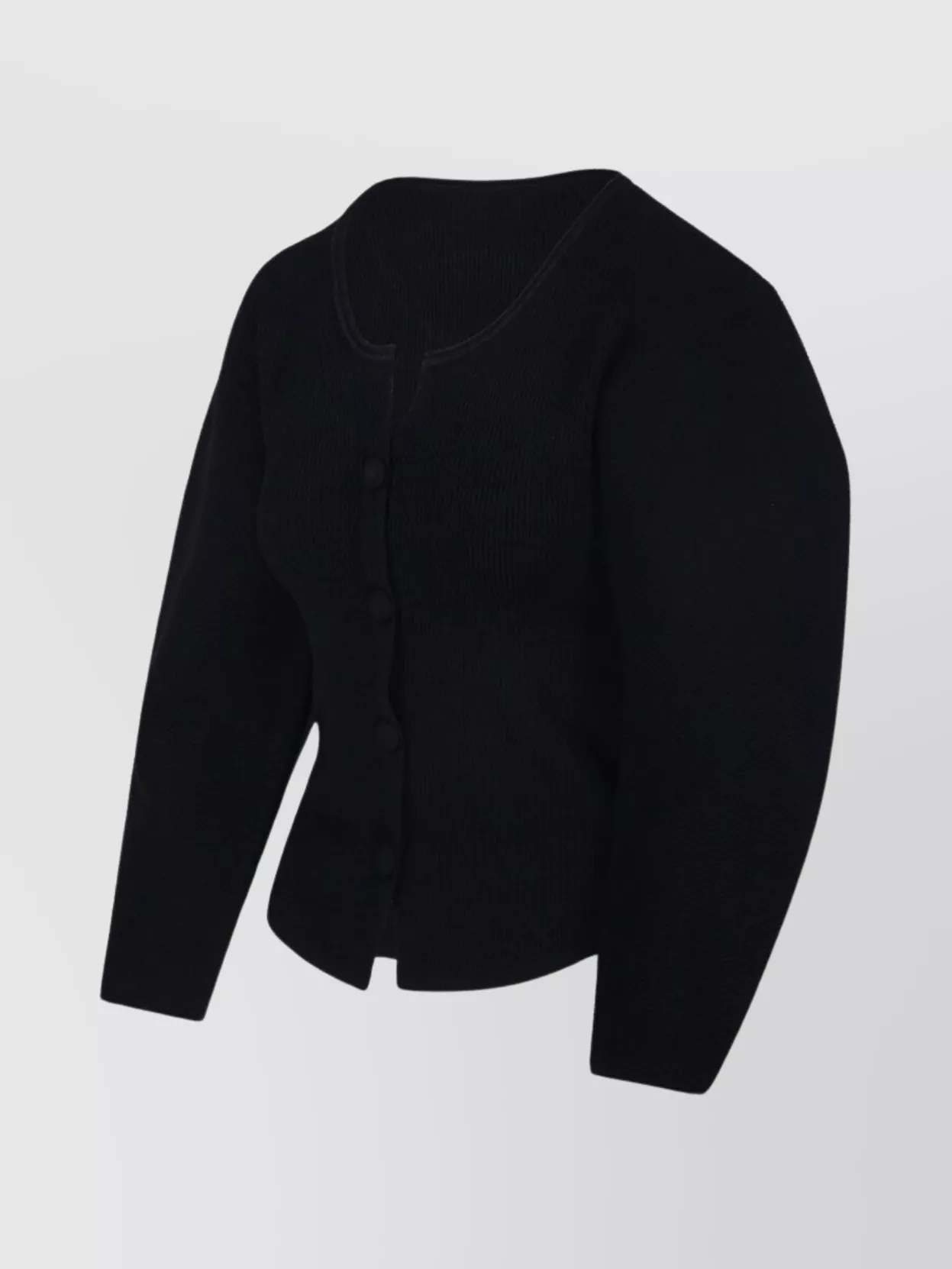 By Malene Birger Francinas Ribbed Texture Scoop Neck Shirt