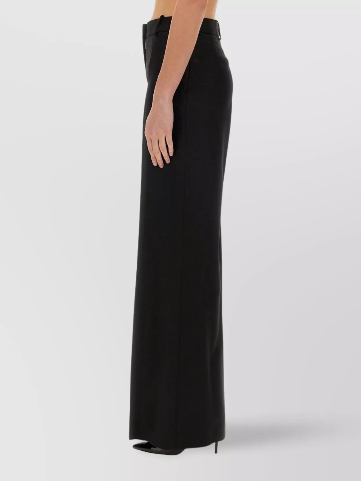 Nina Ricci High Waist Pleated Wide-leg Trousers