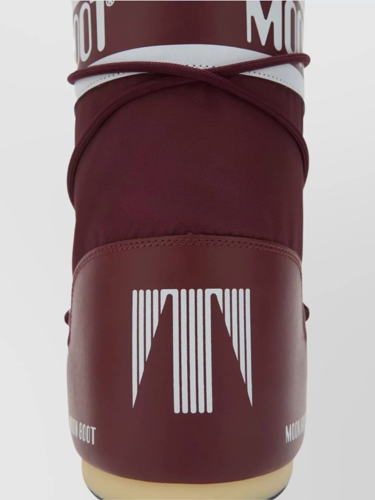 Moon Boot Logo High-Top Nylon Round Toe Boots