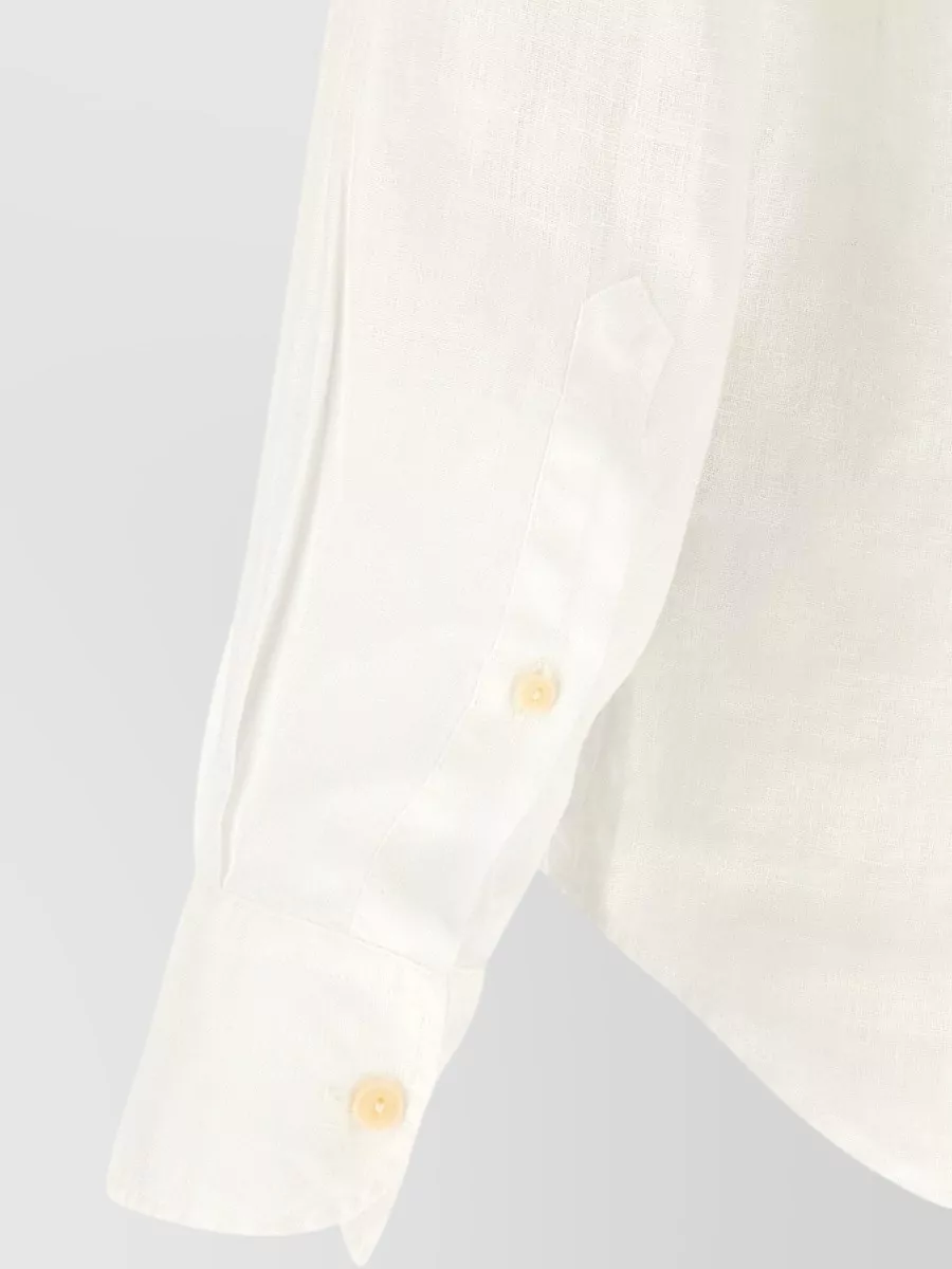Mc2 Saint Barth Linen Long-Sleeve Shirt