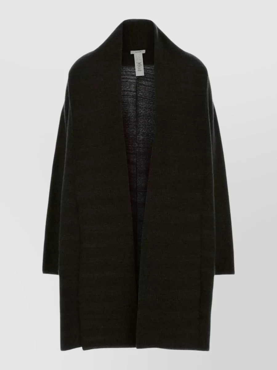 The Row cashmere blend single breasted coat
