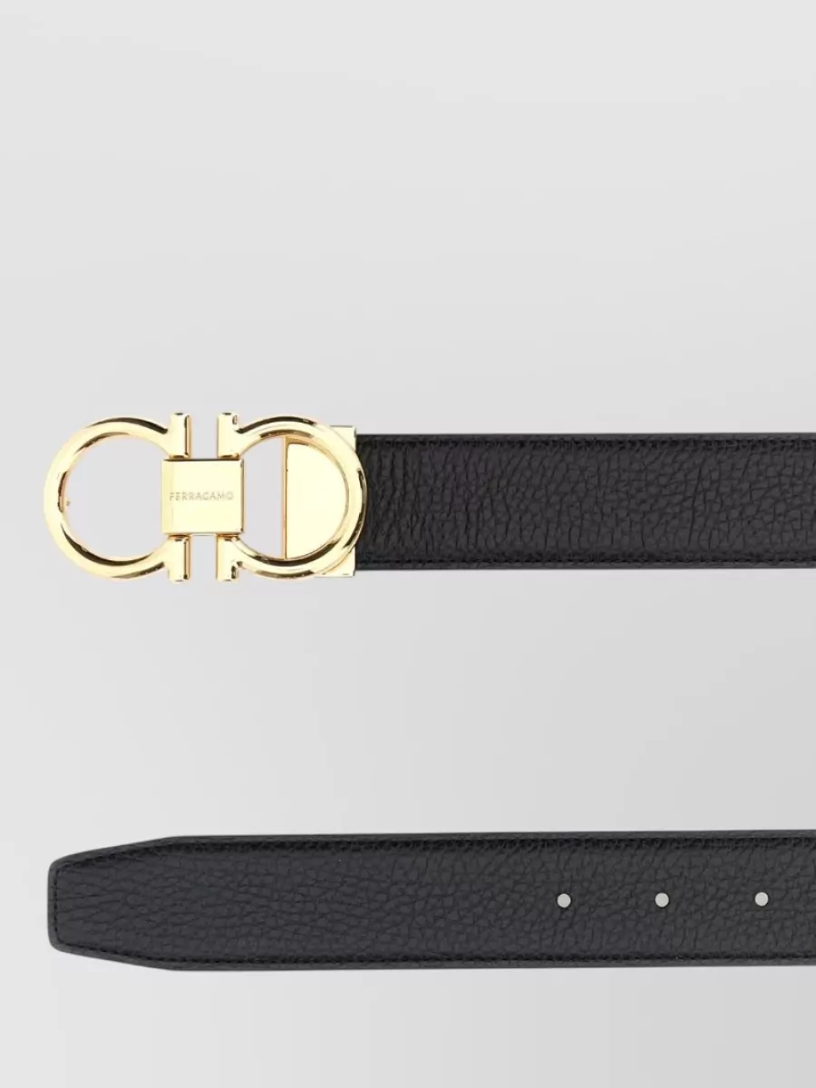 Ferragamo Reversible Leather Belt Adjustable Length