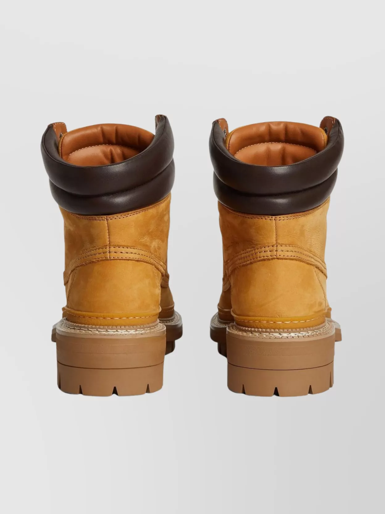 Dsquared2 Round Toe Ankle Boots With Lug Sole