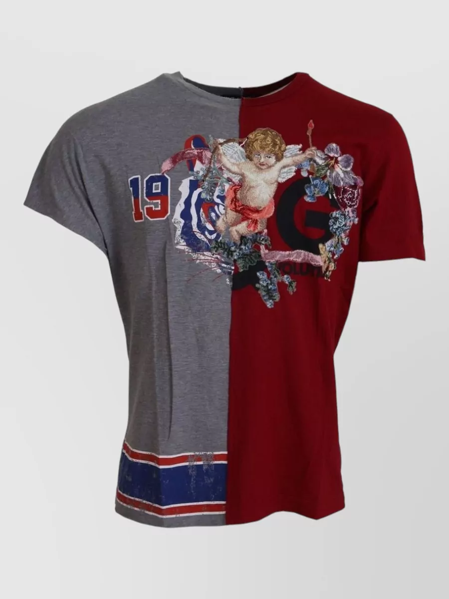 Dolce&Gabbana cotton graphic crewneck t-shirt