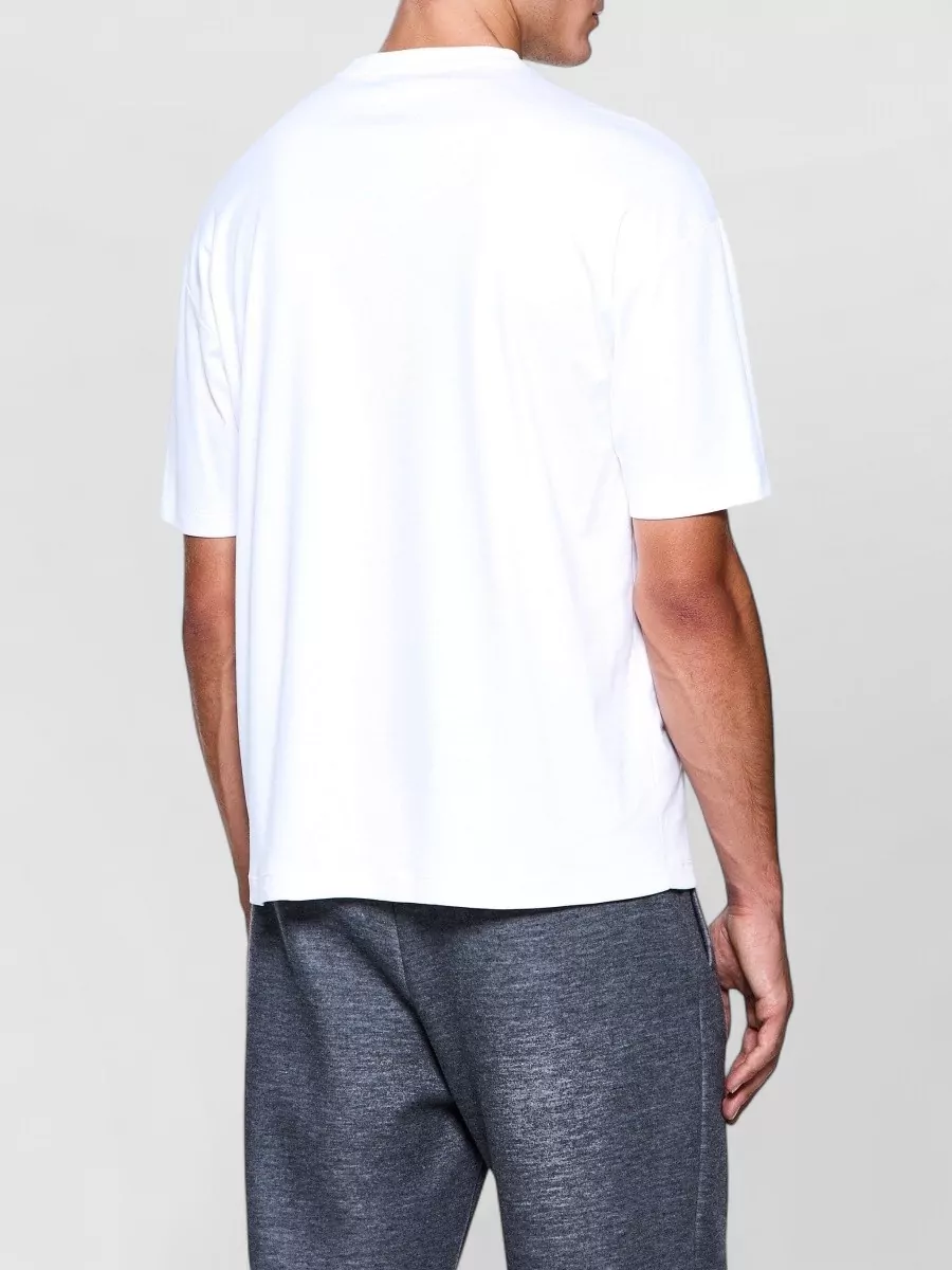 Giorgio Armani Mens Cotton Jersey Crew Neck T Shirt