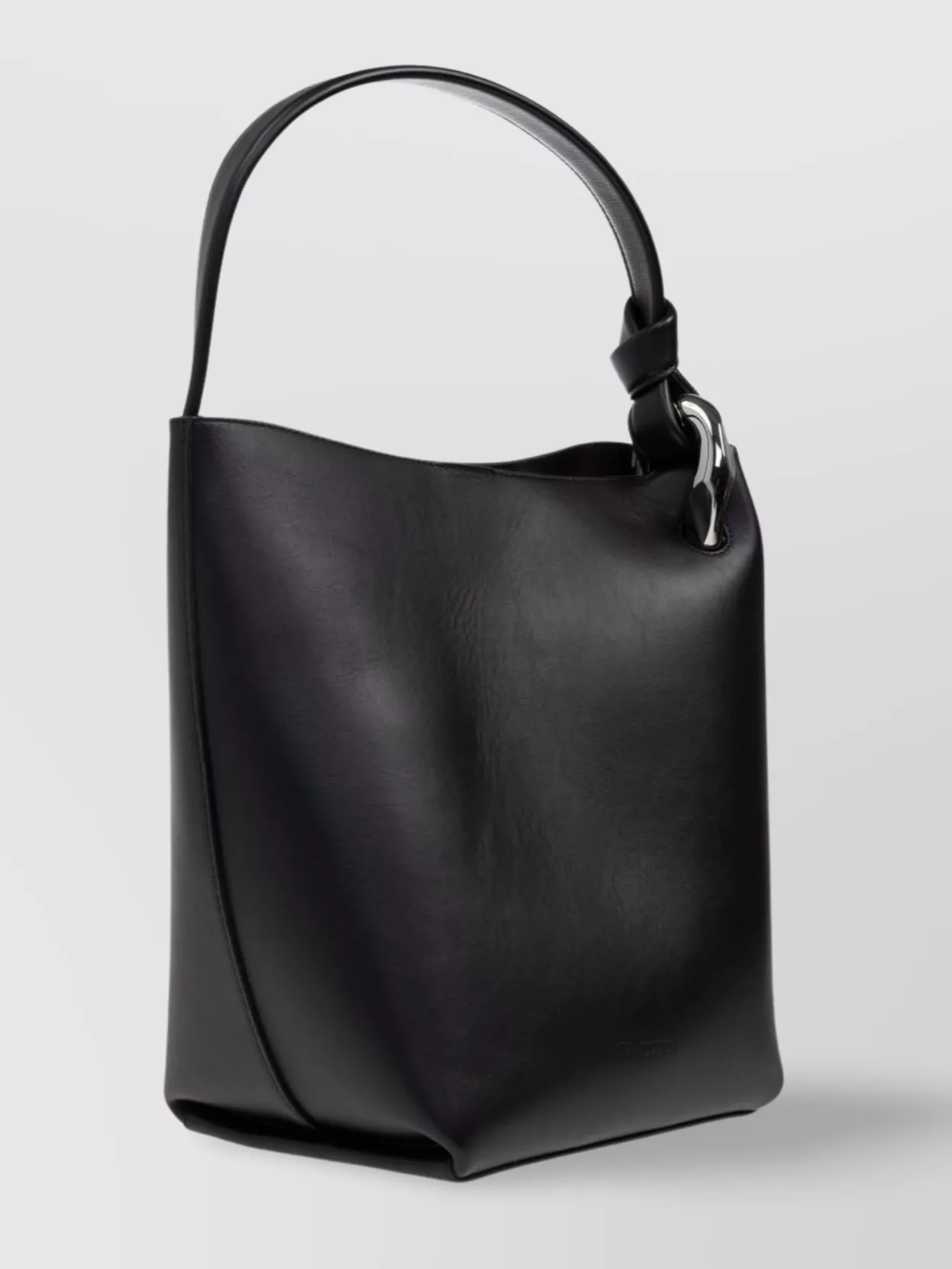 Jw Anderson Borsa A Secchiello In Pelle Nera Donna In Black